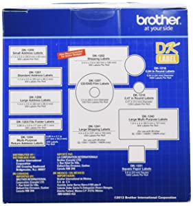 Brother Genuine, DK-2205 Continuous Paper Label Roll, Cut-to-Length Label, 2.4” x 100 Feet, (1) Roll Per Box 1 Roll Label Roll