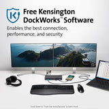 Kensington SD4850P USB-C Docking Station for Dell, HP, Lenovo, Surface, PixelBook, Pixel Slate- Dual 4K Video, 100W PD (K34115NA)