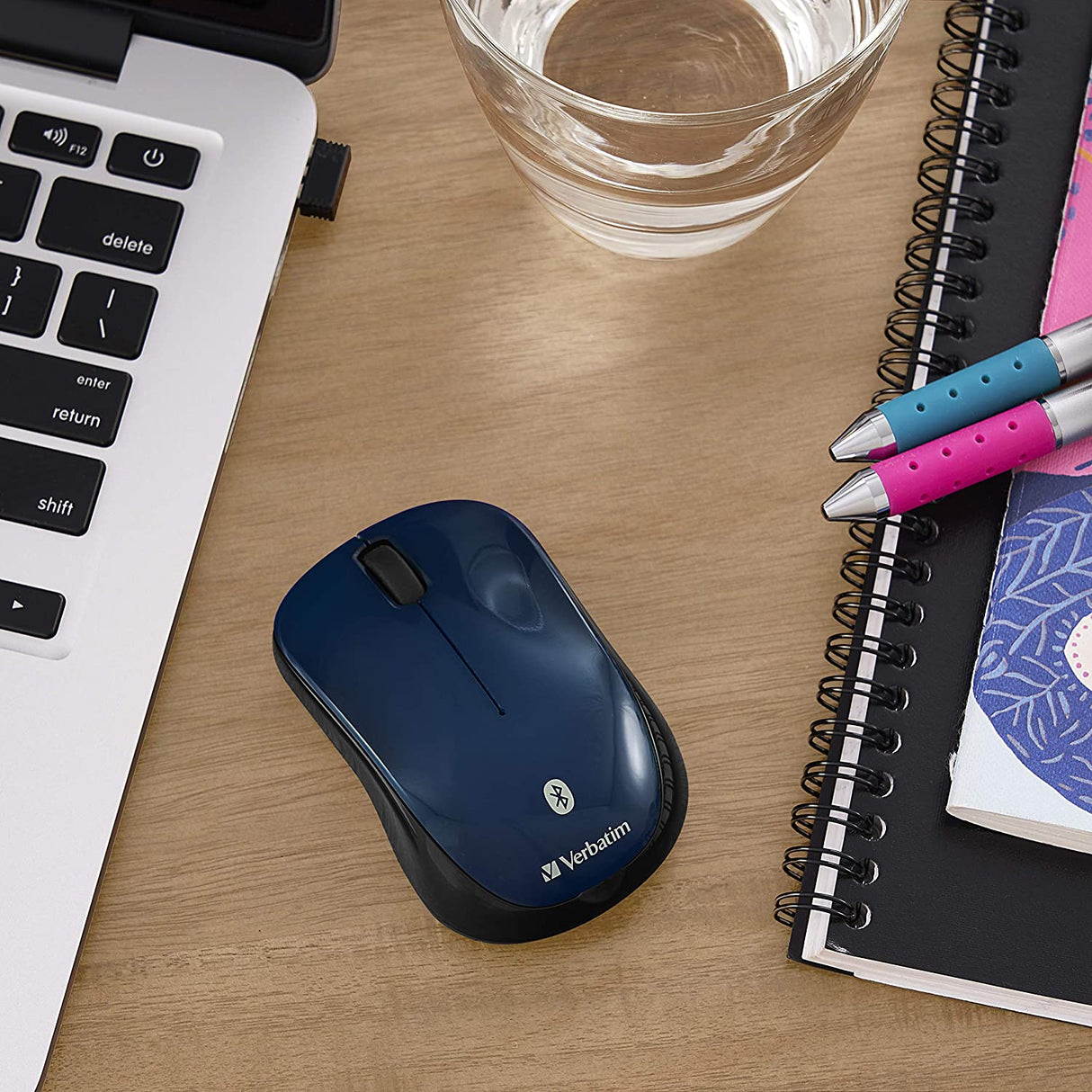 Verbatim Bluetooth Wireless Tablet Multi-Trac Blue LED Mouse - Dark Teal