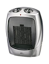 Royalsovereign Royal Sovereign Compact Ceramic Space Heater for Home and Office. 2 Heat Settings 750W/ 1500W and Fan Only. Safe and Quiet with Extra Comfort Adjustable Thermostat