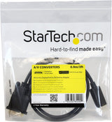 StarTech.com 3ft (1m) DisplayPort to DVI Cable - 1080p Video - Active DisplayPort to DVI Adapter Cable - DisplayPort to DVI-D Cable Converter Single Link - DP 1.2 to DVI Monitor Cable (DP2DVIMM3BS) 3 ft / 1 m