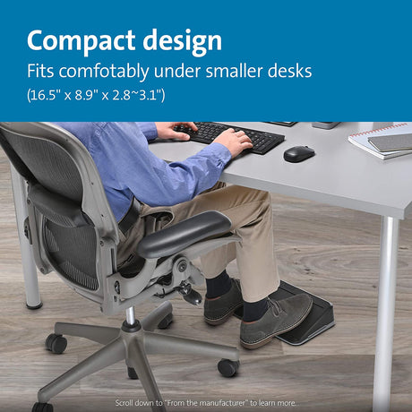 Kensington Space Saving Adjustable Foot Rest (K58302WW)