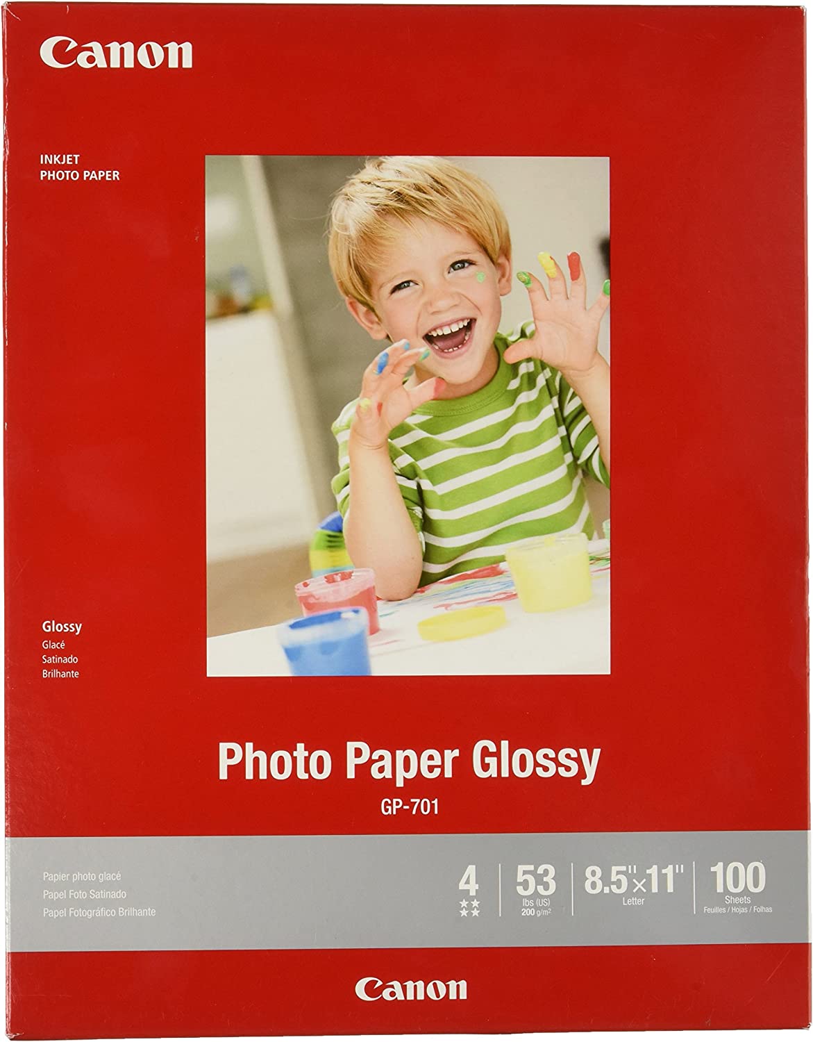 Canon GP-701 LTR 100SH GP-701 LTR Photo Paper Glossy (100 Sheets/Package)