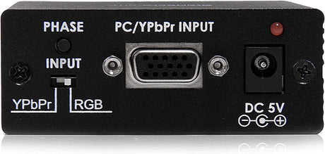 StarTech.com Component (YPbPr) / VGA to HDMI Converter with Audio - PC to HDMI - Resolutions up to 1080p (HDTV) and 1920 x 1200 (PC) (VGA2HD2) Black