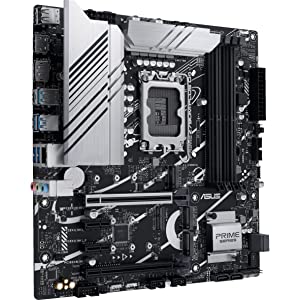 ASUS Prime Z790M-Plus D4 LGA 1700(Intel® 12th&amp;13th Gen) microATX Motherboard (PCIe® 5.0, 3xM.2 Slots,10+1 DrMOS,DDR4,1Gb LAN,USB 3.2 Gen 2x2 Type-C®,Front USB 3.2 Gen 1 Type-C,Thunderbolt 4 USB4®)