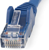 StarTech.com 25ft (7.6m) CAT6 Ethernet Cable - LSZH (Low Smoke Zero Halogen) - 10 Gigabit 650MHz 100W PoE RJ45 UTP Network Patch Cord Snagless w/Strain Relief - Blue CAT 6, ETL Verified (N6LPATCH25BL) 25 ft Blue
