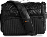 STM Dux 16L Premium Tech Messenger Bag - Carry On Travel Laptop Bag (Fits 15" Laptops) - Dual Format, Water Resistant &amp; Luggage Passthrough - Black Camo (stm-112-377P-04)