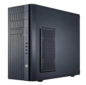 Cooler Master N400 NSE-400-KKN2 Mid-Tower Fully Meshed Front Panel Computer Case (Midnight Black) N400 ATX Mid-Tower Case