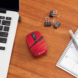 Verbatim Wireless Mini Travel Mouse, Commuter Series – Red