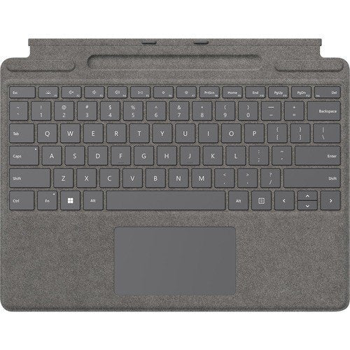 Microsoft Surface Pro Signature Keyboard English Commercial Platinum (Alcantara) 8XB-00061
