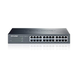 TP-Link 24-Port Gigabit Ethernet Unmanaged Switch | Plug and Play | Desktop/Rackmount | Fanless | Limited Lifetime (TL-SG1024D)