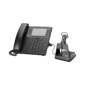 Plantronics - Voyager 4245 Office (Poly) - Bluetooth Convertible Headset with 3 Wearing Styles - Connect to PC/Mac, Mobile &amp; Desk Phone - Works with Teams, Zoom &amp; More