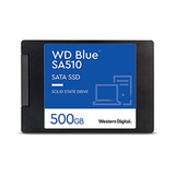 Western Digital 500GB WD Blue SA510 SATA Internal Solid State Drive SSD - SATA III 6 Gb/s, 2.5"/7mm, Up to 560 MB/s - WDS500G3B0A