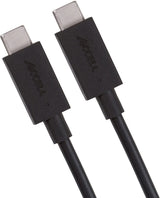Accell USB-C to C Cable - USB-IF Certified SuperSpeed USB 3.1 Gen 1 (5 Gbps) - 6 Feet (1.8 Meters) - Retail Box USB 3.1 Gen1 (5 Gbps) 6 Feet (Retail Box) - Dealtargets.com