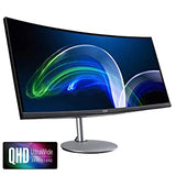 Acer CB342CUR bmiiphuzx 34" 1900R Curved Zero-Frame QHD (3440 x 1440) UltraWide IPS Monitor | AMD FreeSync | 75Hz | 1ms VRB | DCI-P3 95% | 1 x USB 3.1 (Type-C), 2 x HDMI 2.0 Ports &amp; 1 x Display Port - Dealtargets.com