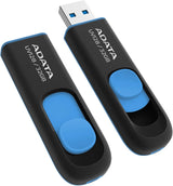 ADATA DashDrive Series UV128 32GB USB 3.0 Flash Drive, Black/Blue (AUV128-32G-RBE) - Dealtargets.com