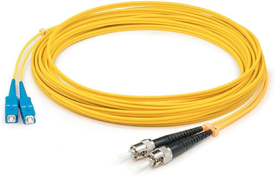 Addon networking 2PD6347 - AddOn 10m Single-Mode Fiber (SMF) Duplex ST/SC OS1 Yellow Patch Cable - Dealtargets.com
