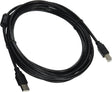 Addon networking Add-On Computer 4.57m (15.00') USB 2.0 (A) Male to USB 2.0 (B) Male Black Cable (USBEXTAB15) - Dealtargets.com