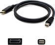 Addon networking AddOn 1.82m (6.00ft) Mini-DisplayPort Male to DisplayPort Male Black Adapter - Dealtargets.com
