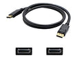 Addon networking AddOn 30.48cm (1.00ft) DisplayPort Male to Male Black Cable - Dealtargets.com
