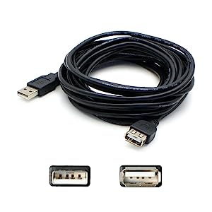 Addon networking AddOn 30ft USB 2.0 (A) Male to Female Black Cable - Dealtargets.com