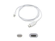 Addon networking AddOn 5-Pack of 1m USB 3.1 (C) Male to Lightning Male White Cables - Dealtargets.com