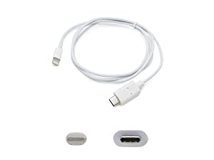 Addon networking AddOn 5-Pack of 1m USB 3.1 (C) Male to Lightning Male White Cables - Dealtargets.com