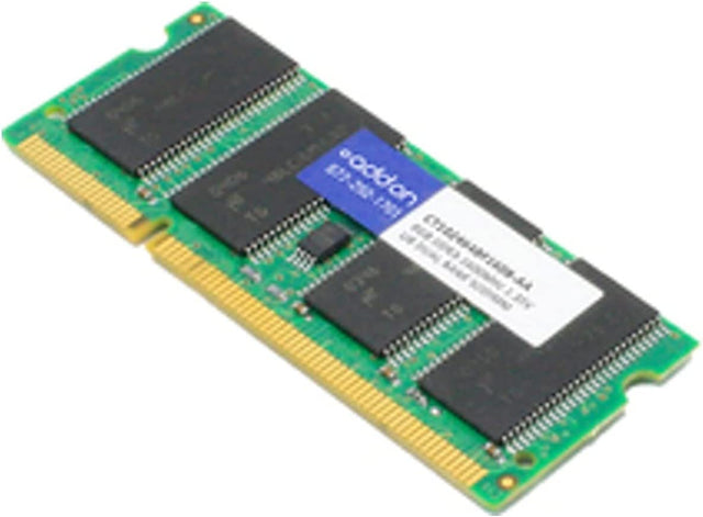 Addon networking AddOn CT102464BF160B COMP 8GB DDR3-1600MHZ 1.35V DR SODIMM - Dealtargets.com