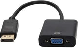 Addon networking AddOn DisplayPort Male to VGA Female Adapter Cable, 8in, Black (DISPLAYPORT2VGA) - Dealtargets.com