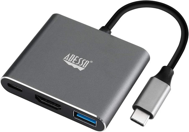 Adesso 3-in-1 USB-C Multiport Docking Station - Dealtargets.com