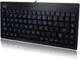 Adesso AKB-110EB - SlimTouch 110 3-Color Illuminated Mini Keyboard, 12 inches, Black - Dealtargets.com