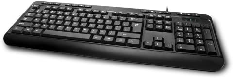 Adesso AKB-132UB - Multimedia Desktop 104-Key USB Keyboard for Windows One-Touch Controls,Black - Dealtargets.com