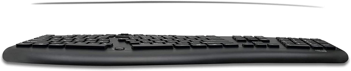 Adesso AKB-160UB Truform Media 160 Ergonomic Desktop Keyboard, Black - Dealtargets.com