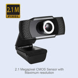 Adesso CyberTrack H4 Webcam 1080P HD USB Webcam with Built-in Microphone, Black - Dealtargets.com