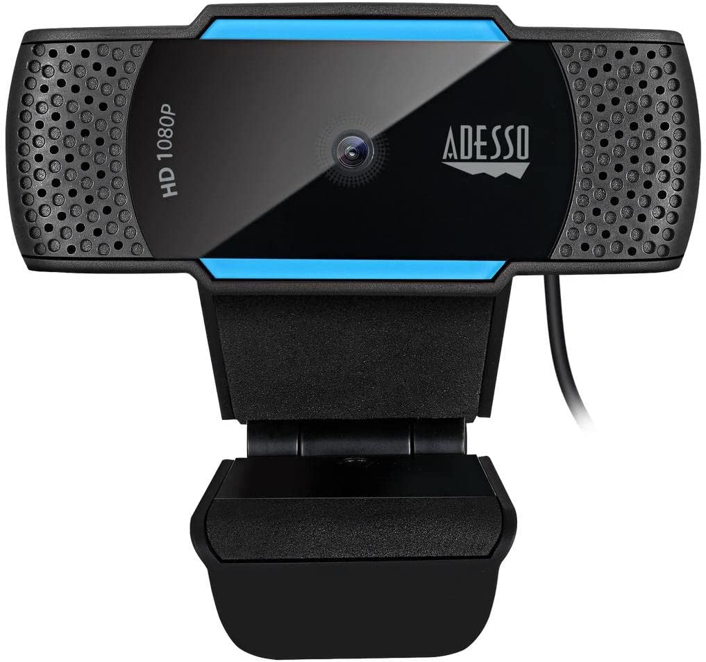 Adesso CyberTrack H5 1080p HD USB Auto Focus Webcam with Built-in Dual Microphone - Dealtargets.com