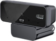 Adesso Cybertrack H6 4K Ultra HD USB Webcam with Built-in Dual Microphone &amp; Privacy Shutter Cover, Black - Dealtargets.com