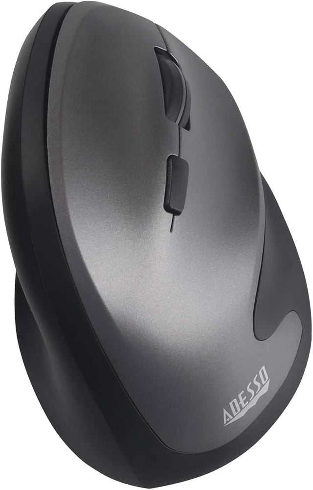 Adesso iMouse A20 Antimicrobial Wireless Vertical Ergonomic Mouse ...