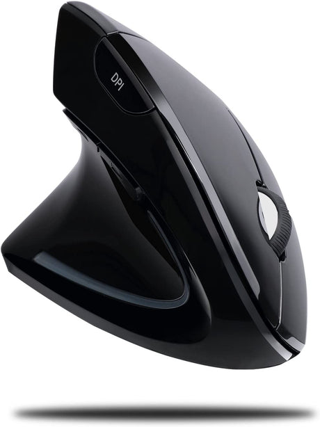 Adesso iMouse E90 - Wireless Left-Handed Vertical Ergonomic Mouse - Dealtargets.com