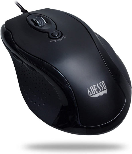 Adesso iMouse G2 - USB Ergonomic Optical Mouse Adjustable DPI Internet Navigational B - Dealtargets.com