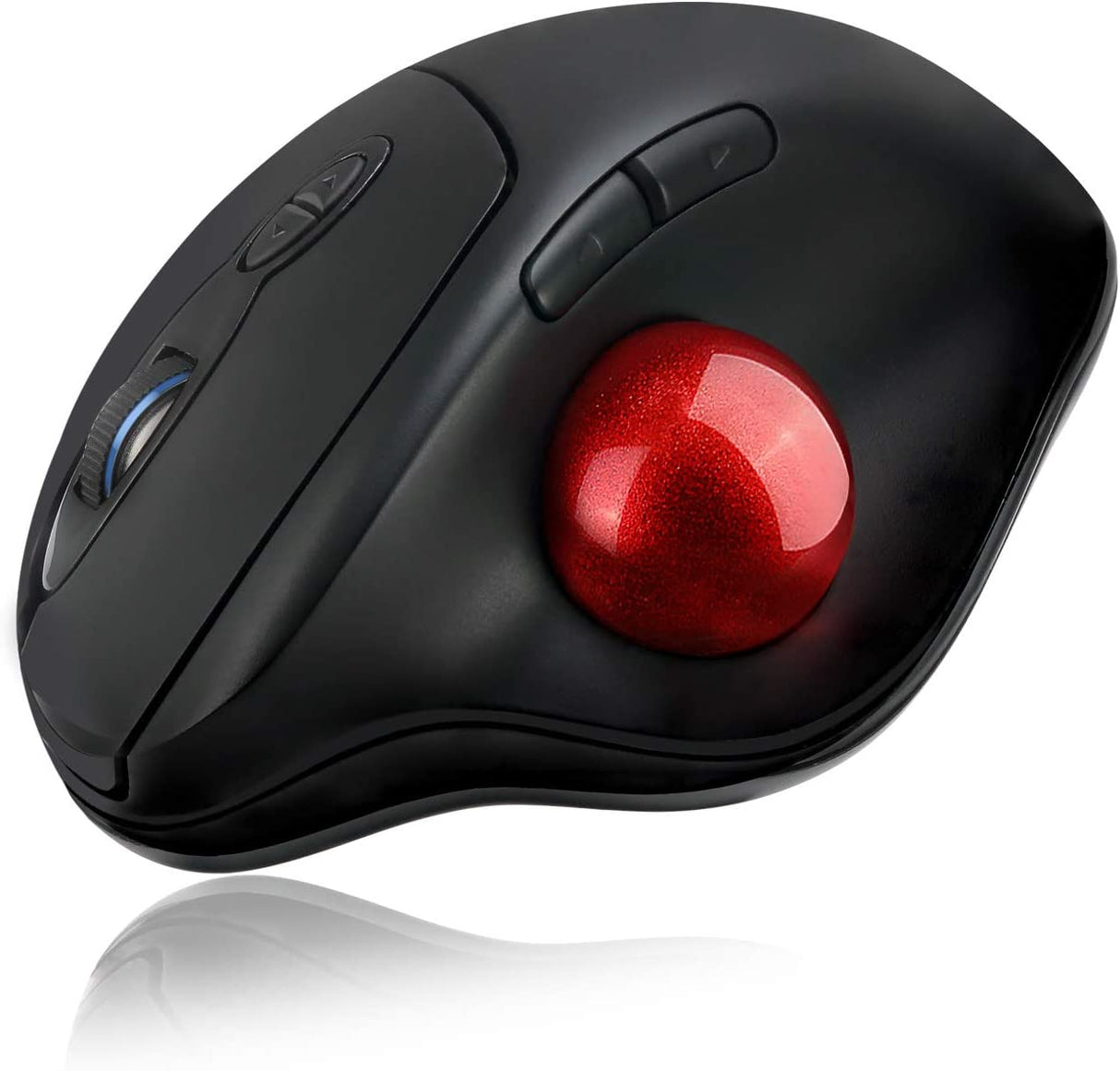 Adesso iMouse T30 Wireless Ergonomic Thumb Trackball Mouse with Nano USB Receiver, Programmable 7 Button Design, and 5 Level DPI Switch - Dealtargets.com