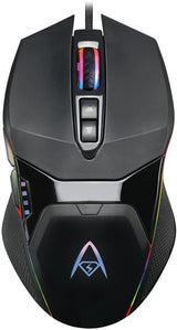 Adesso iMouse X5 RGB Illuminated Gaming Mouse - Optical - Cable - USB - 6400 dpi - Scroll Wheel - 7 Button(s) - Right-Handed Only - Dealtargets.com