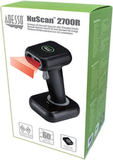 Adesso NuScan 2700R 2D Wireless Barcode Scanner with Charging Cradle - Dealtargets.com