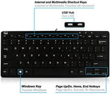 Adesso SlimTouch 510 Mini Keyboard with USB Hubs (AKB-510HB) - Dealtargets.com