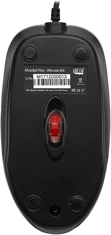 Adesso TAA USB Optical Scroll Mouse, 1000 DPI, Enhanced Optical Sensor, CONVENIE - Dealtargets.com