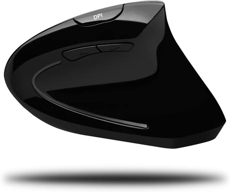 Adesso Vertical Ergonomic Illuminated Optical 6-Button 2.4 GHz RF Wireless Mouse - Right Hand Orientation (iMouseE10) - Dealtargets.com