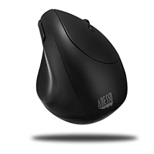 Adesso Wireless Vertical Ergonomic Mouse - Dealtargets.com