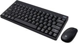 Adesso WKB-1100CB Natural Ergonomic Wireless Spill Resistant Mini Keyboard &amp; Mouse Combo - Dealtargets.com