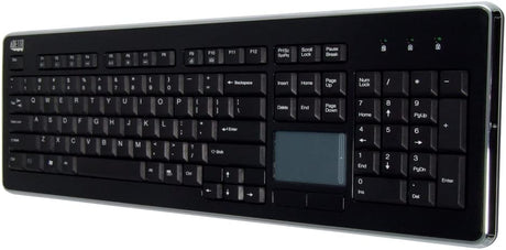 Adesso WKB-4400UB - Wireless SlimTouch Desktop Touchpad Keyboard - Dealtargets.com