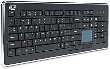 Adesso WKB-4400UB - Wireless SlimTouch Desktop Touchpad Keyboard - Dealtargets.com