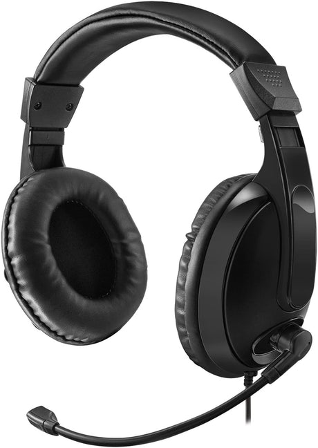 Adesso Xtream H5 - Multimedia Headset Microphone, Black - Dealtargets.com